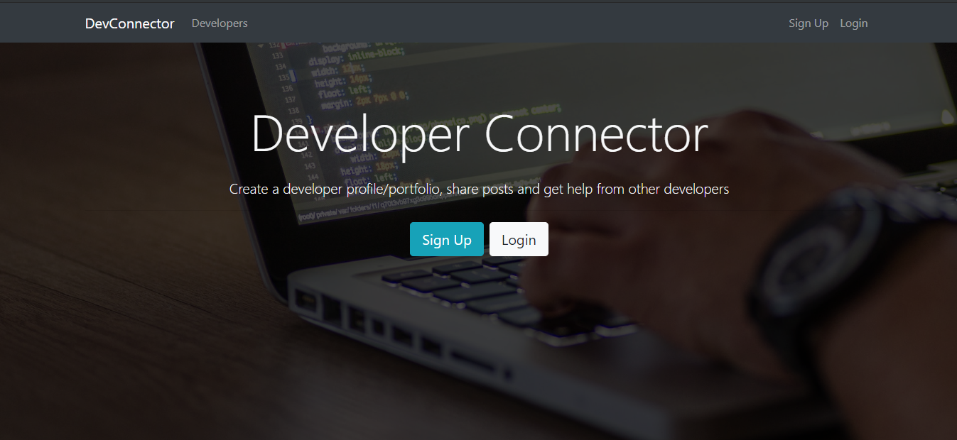Devconnector website
